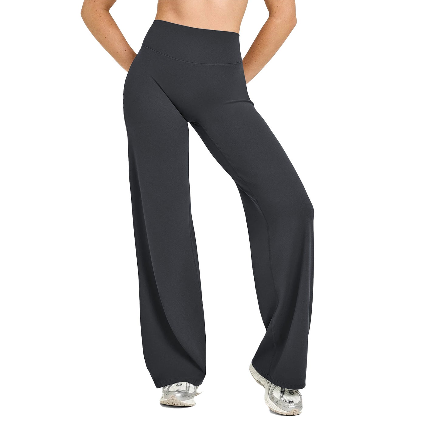 Womens High Waisted Flared Pants