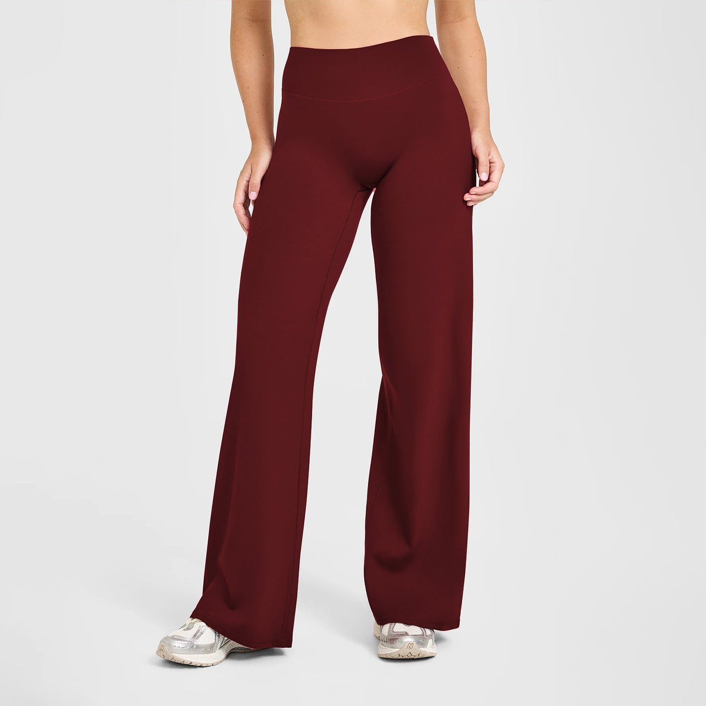 Womens High Waisted Flared Pants